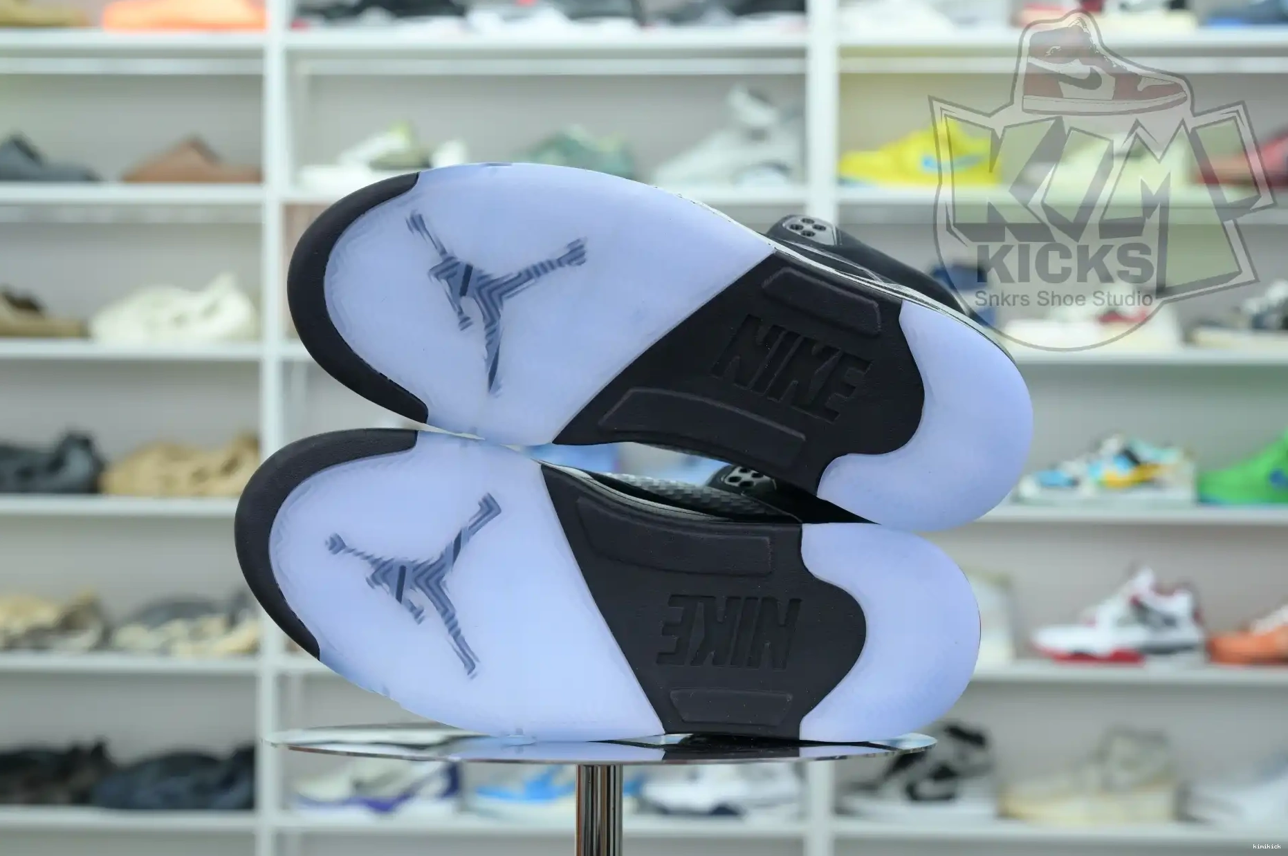 Kimikick Jordan METALLIC 5“BLACK Air REIMAGINED” Jordan 0613